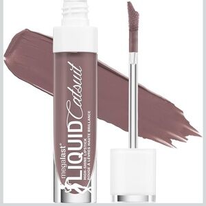 wet n wild Mega Last Catsuit High-Shine Liquid Lipstick Purple Mauve Over Girl